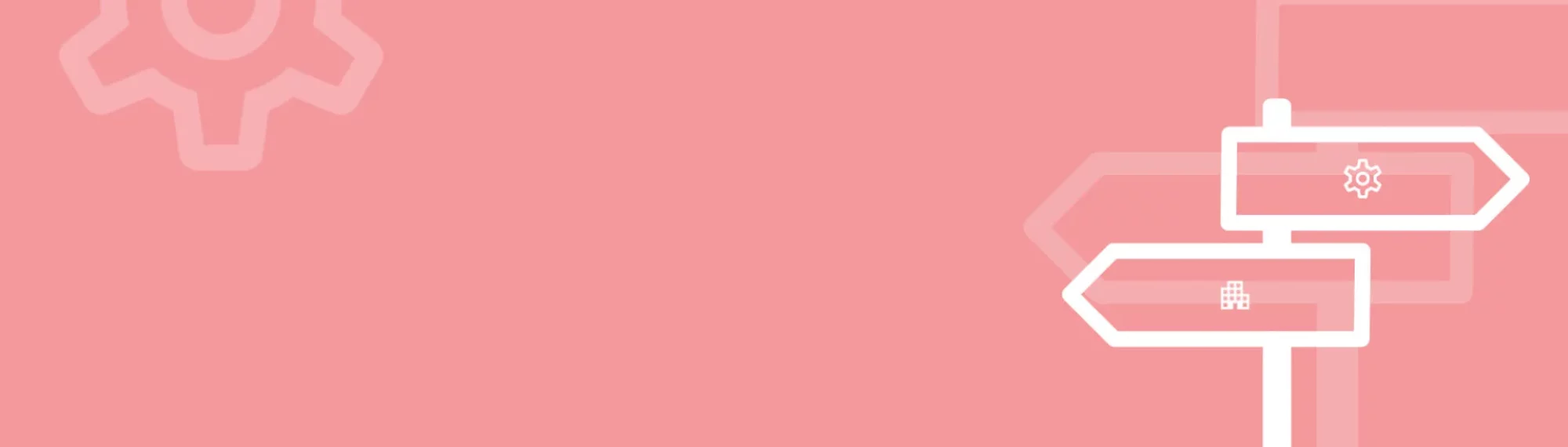 Wegweise am Wegesrand