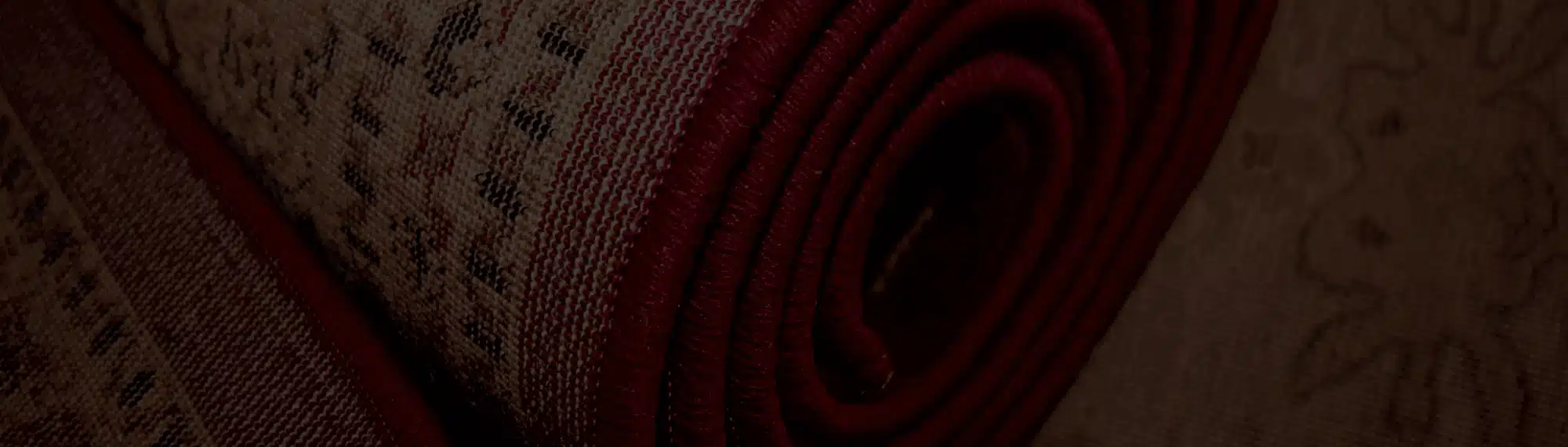 Teppich für den Versand bereit