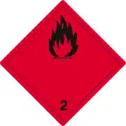 Gefahrzettel Klasse 2.1