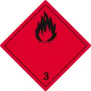 Gefahrzettel Klasse 3