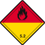 Gefahrzettel Klasse 5.2