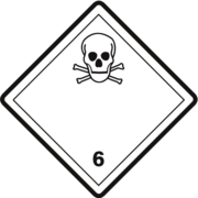 Gefahrzettel Klasse 6.1