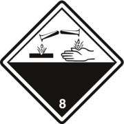 Gefahrzettel Klasse 8