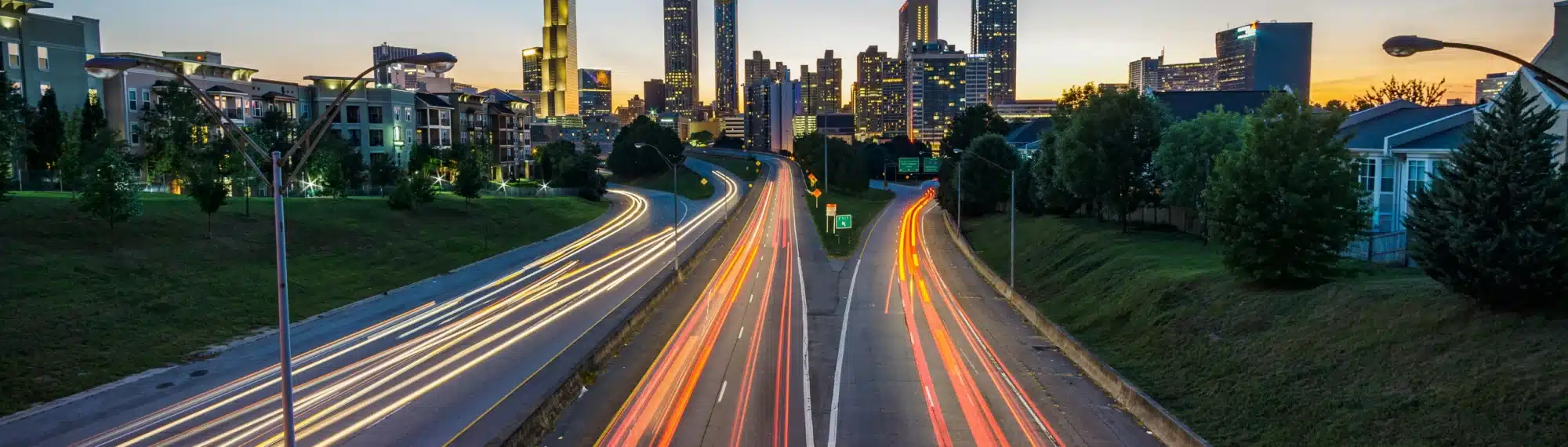 Lichter auf einer Straße